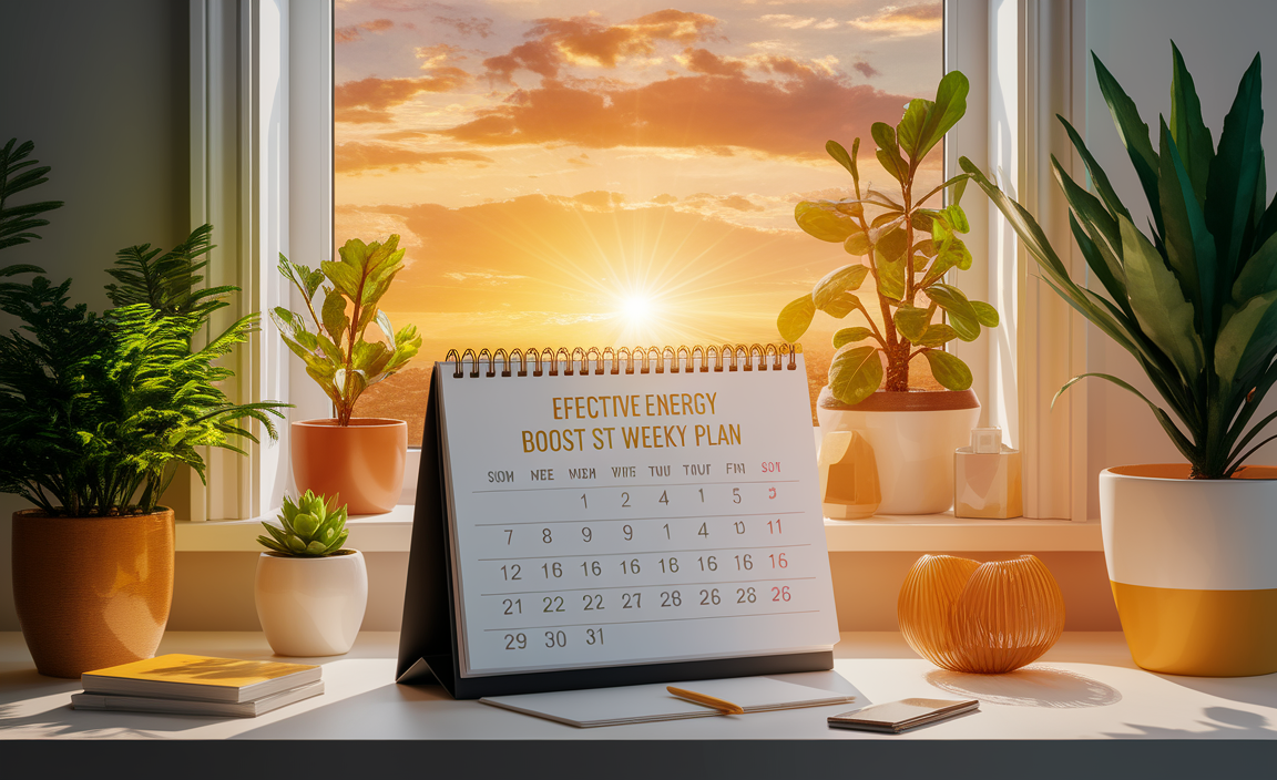 Effective Energy Boost Weekly Plan For Increased Productivity