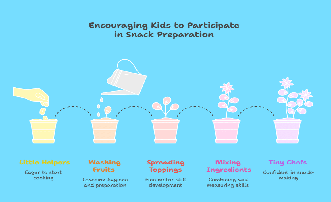 Encouraging Kids to Participate in Snack Preparation