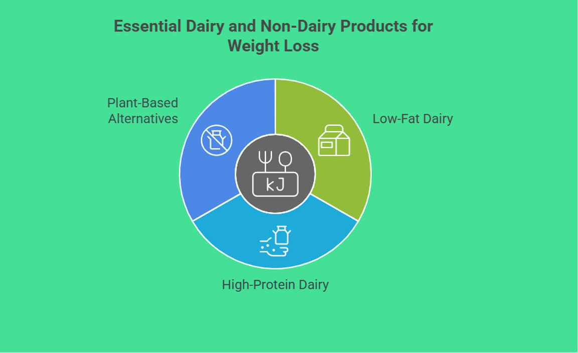 Essential Dairy and Non-Dairy Products for Weight Loss