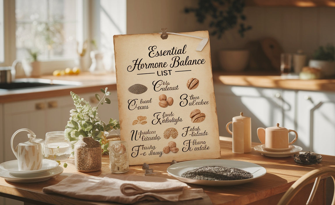 Essential Hormone Balance Grocery List For Wellness