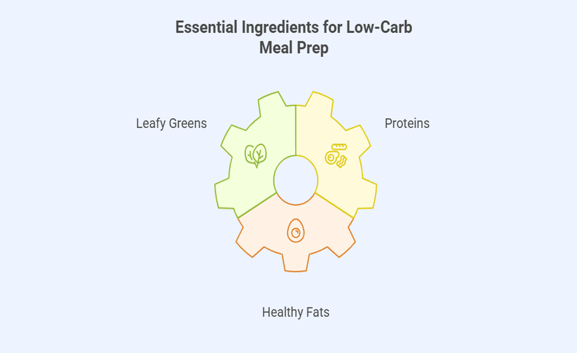 Essential Ingredients for Low-Carb Meal Prep