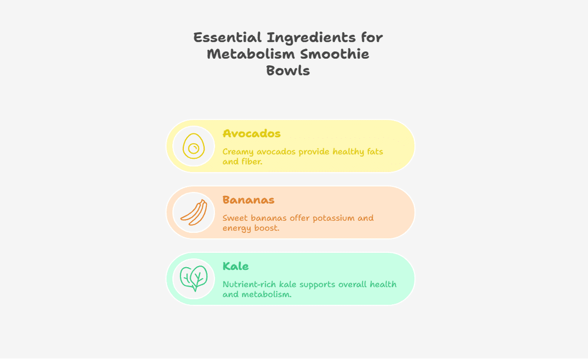 Essential Ingredients for Metabolism Smoothie Bowls