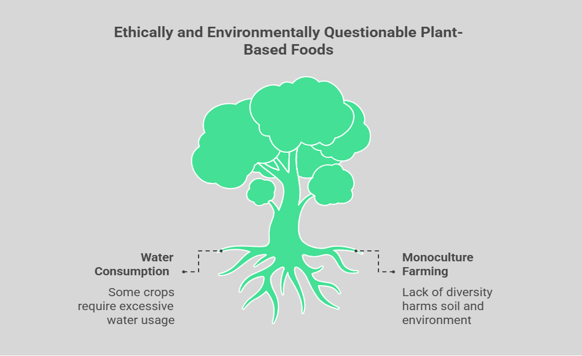 Ethically and Environmentally Questionable Plant-Based Foods