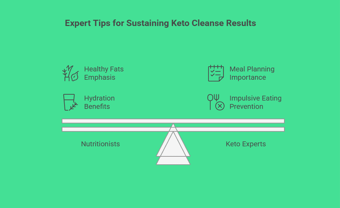 Expert Tips for Sustaining Keto Cleanse Results