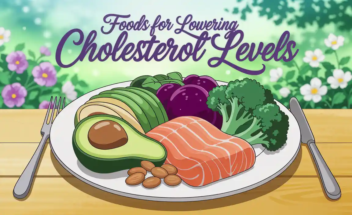 Foods For Lowering Cholesterol Levels