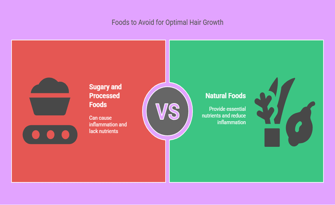 Foods to Avoid for Optimal Hair Growth