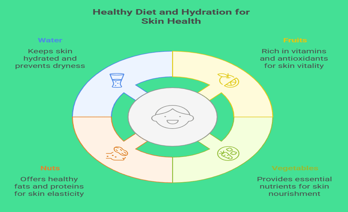 Healthy Diet and Hydration for Skin Health