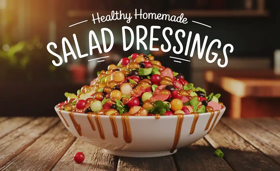 Healthy Homemade Salad Dressings