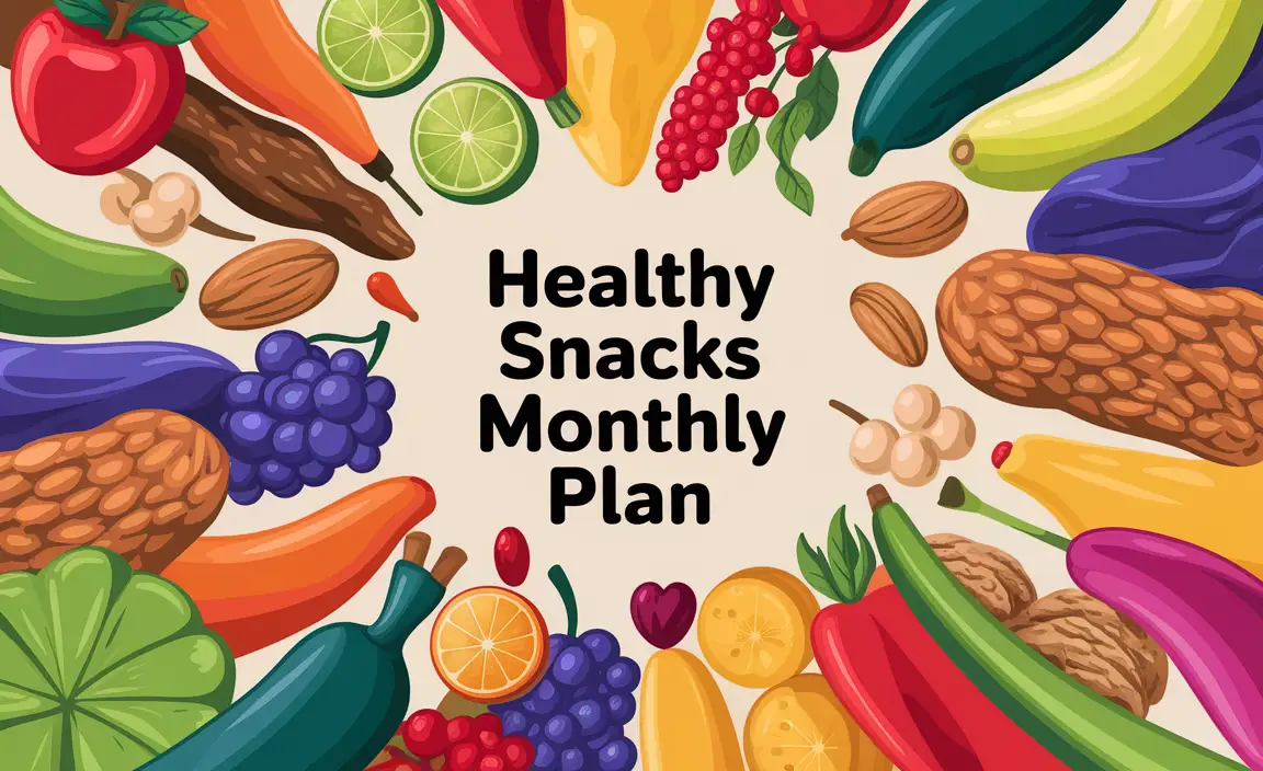 Healthy Snacks Monthly Plan