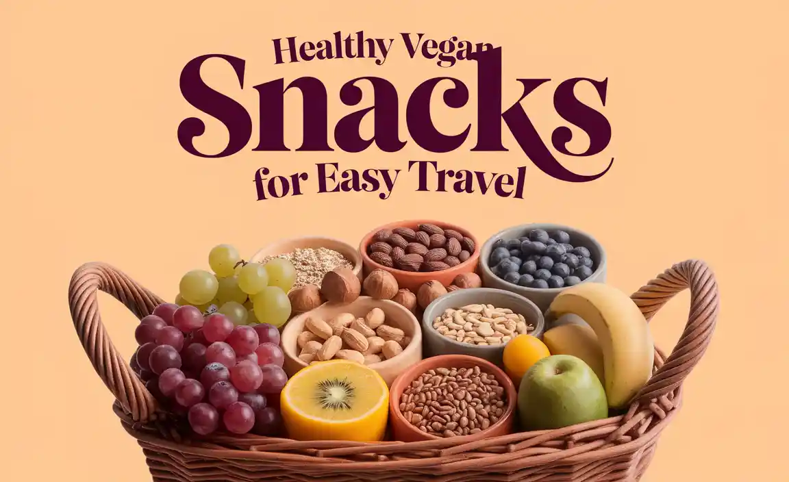 Healthy Vegan Snacks For Easy Travel