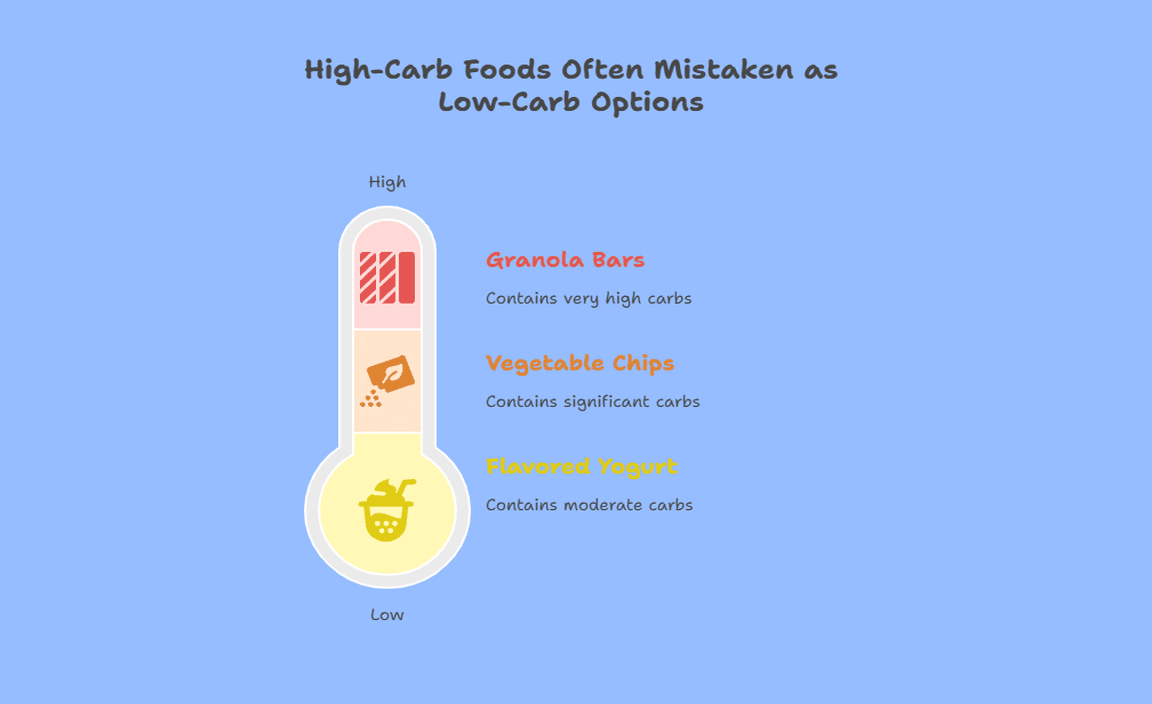 High-Carb Foods Often Mistaken as Low-Carb Options