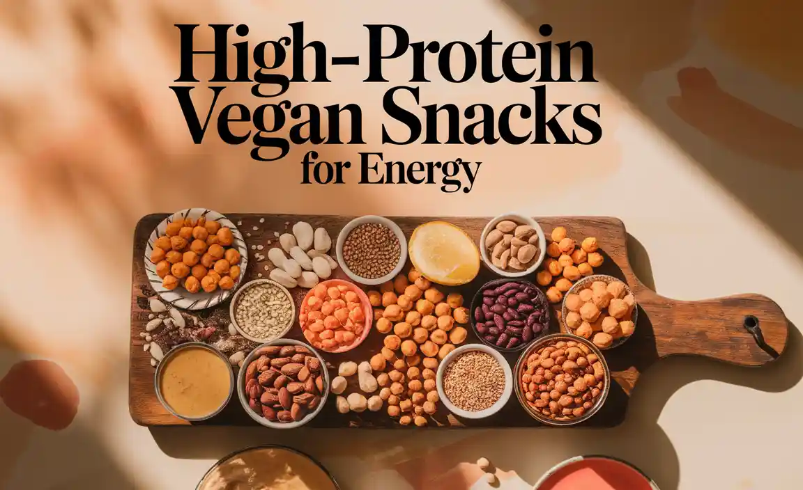 High-Protein Vegan Snacks For Energy