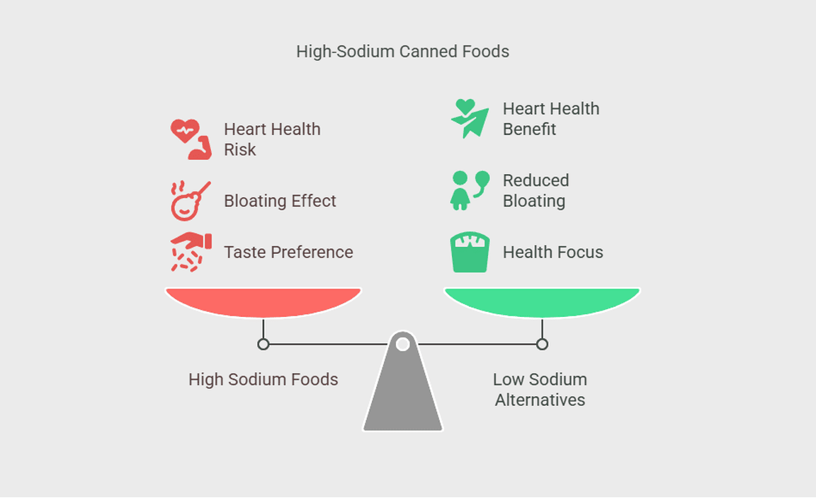 High-Sodium Canned Foods