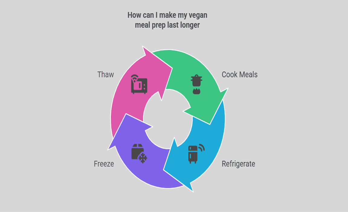 How can I make my vegan meal prep last longer