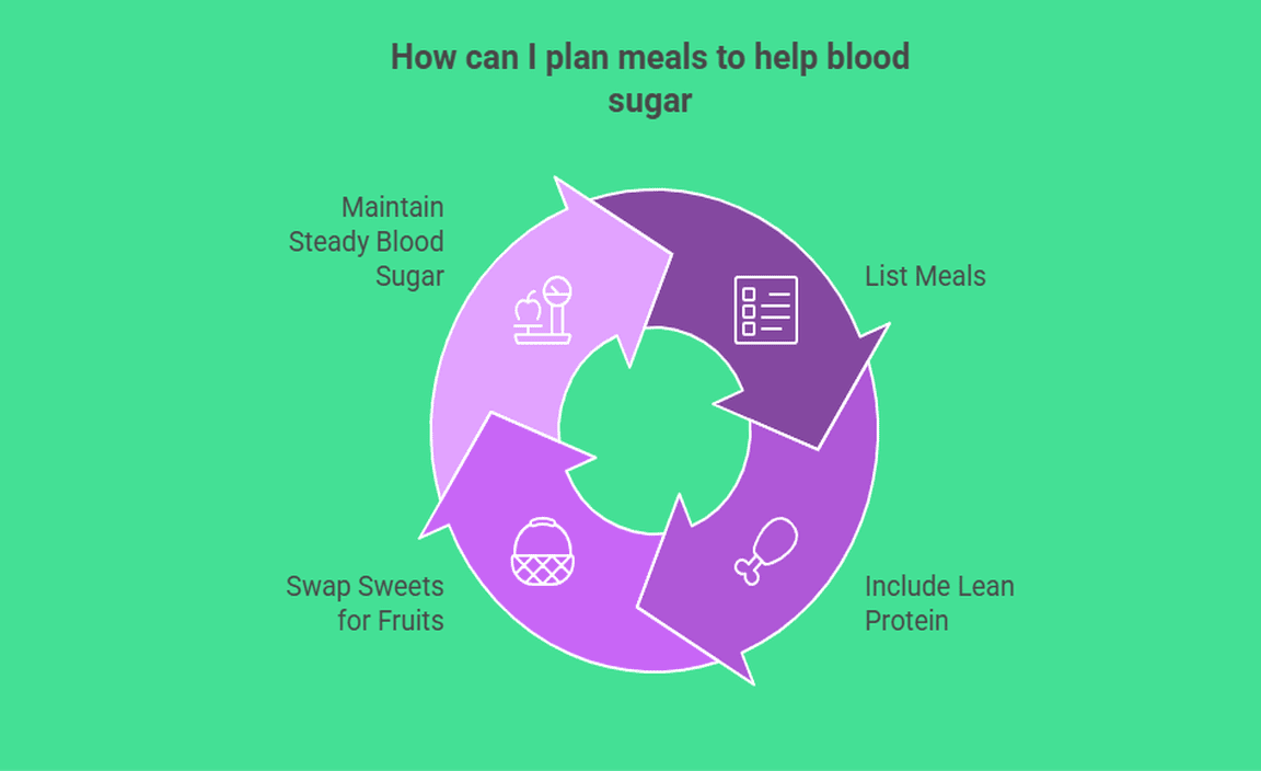 How can I plan meals to help blood sugar