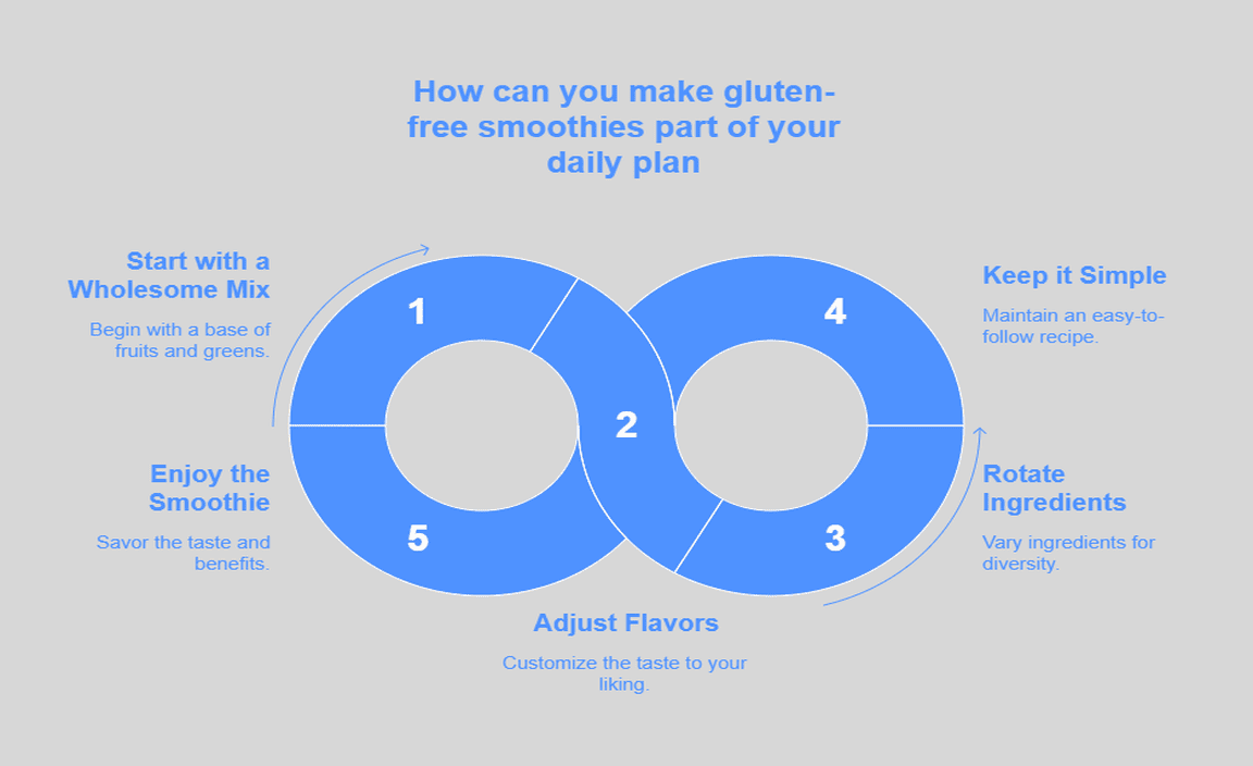How can you make gluten-free smoothies part of your daily plan