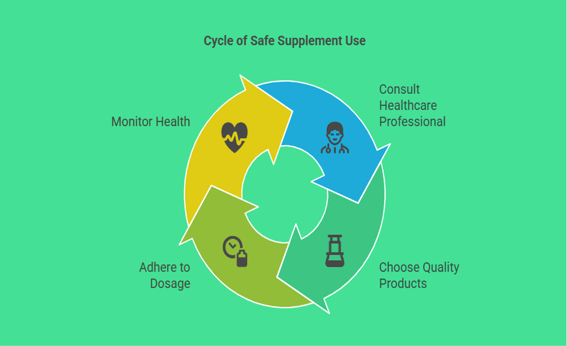 How can you use supplements safely