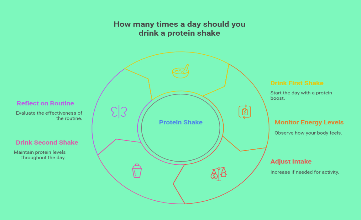 How many times a day should you drink a protein shake
