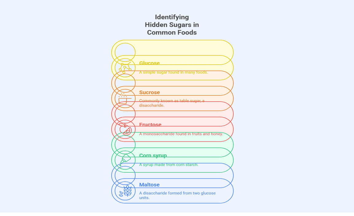 Identifying Hidden Sugars in Common Foods