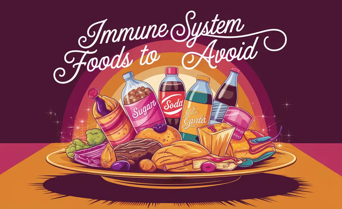 Immune System Foods To Avoid