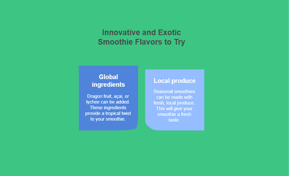 Innovative and Exotic Smoothie Flavors to Try