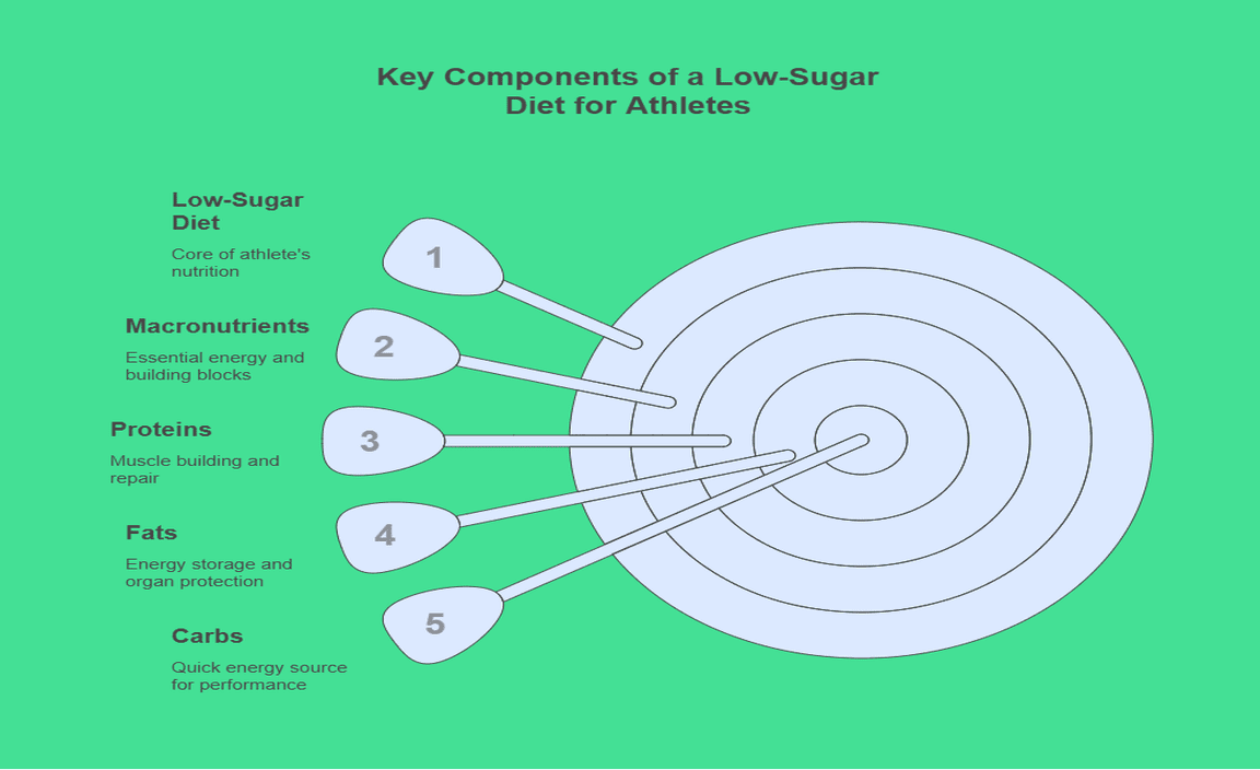 Key Components of a Low-Sugar Diet for Athletes