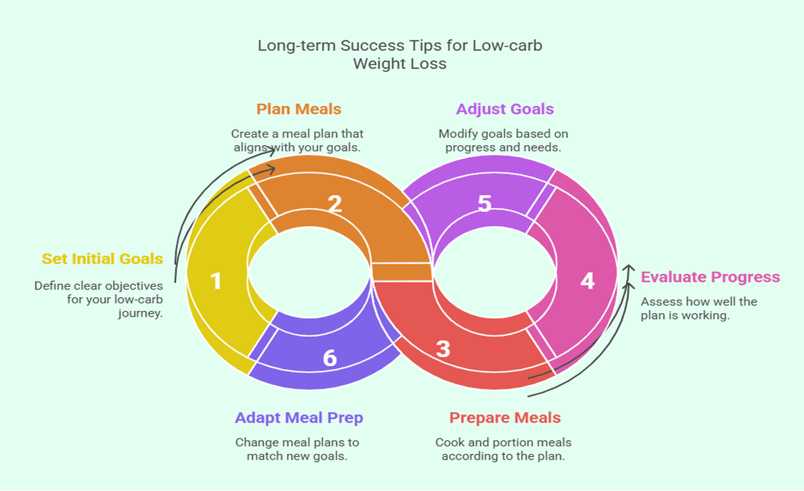 Long-term Success Tips for Low-carb Weight Loss