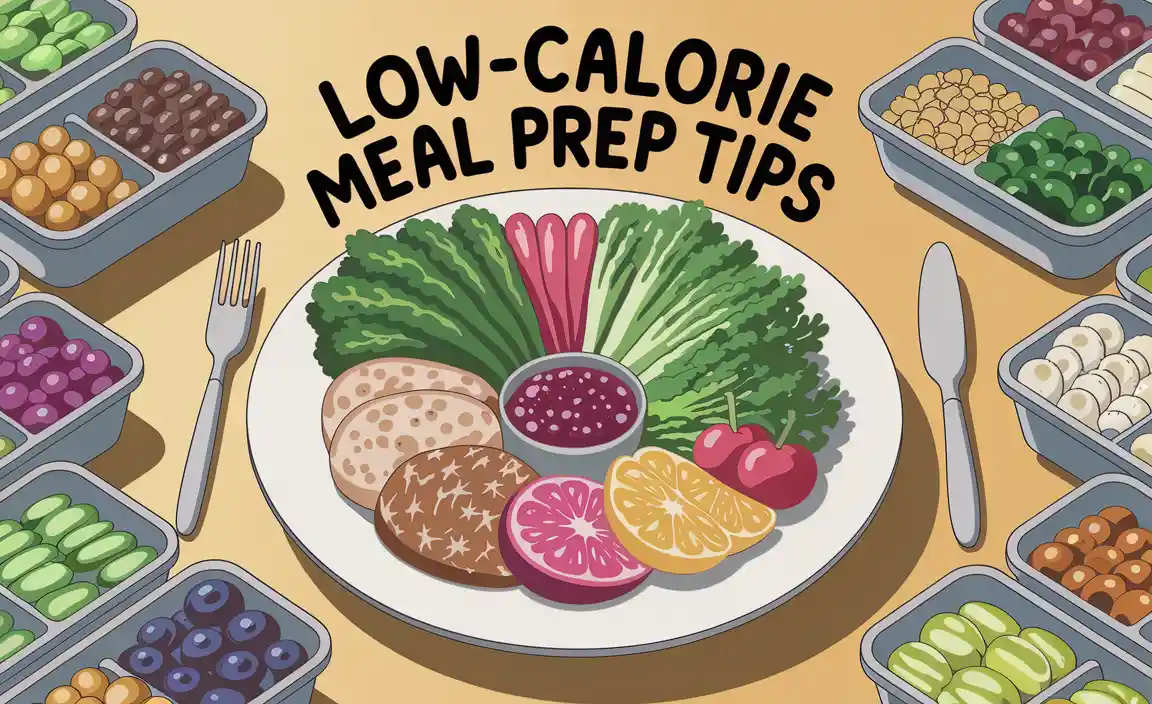 Low-Calorie Meal Prep Tips