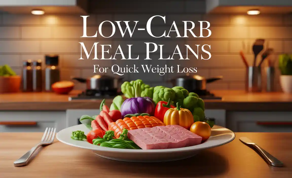 Low-Carb Meal Plans For Quick Weight Loss