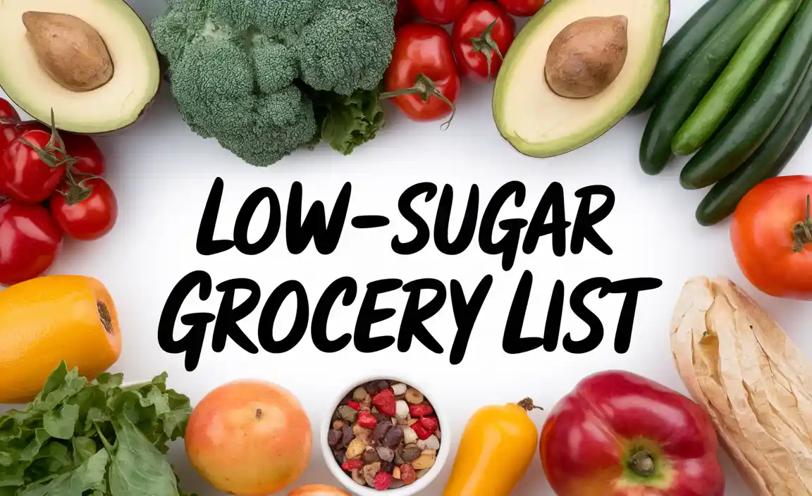 Low-Sugar Grocery List