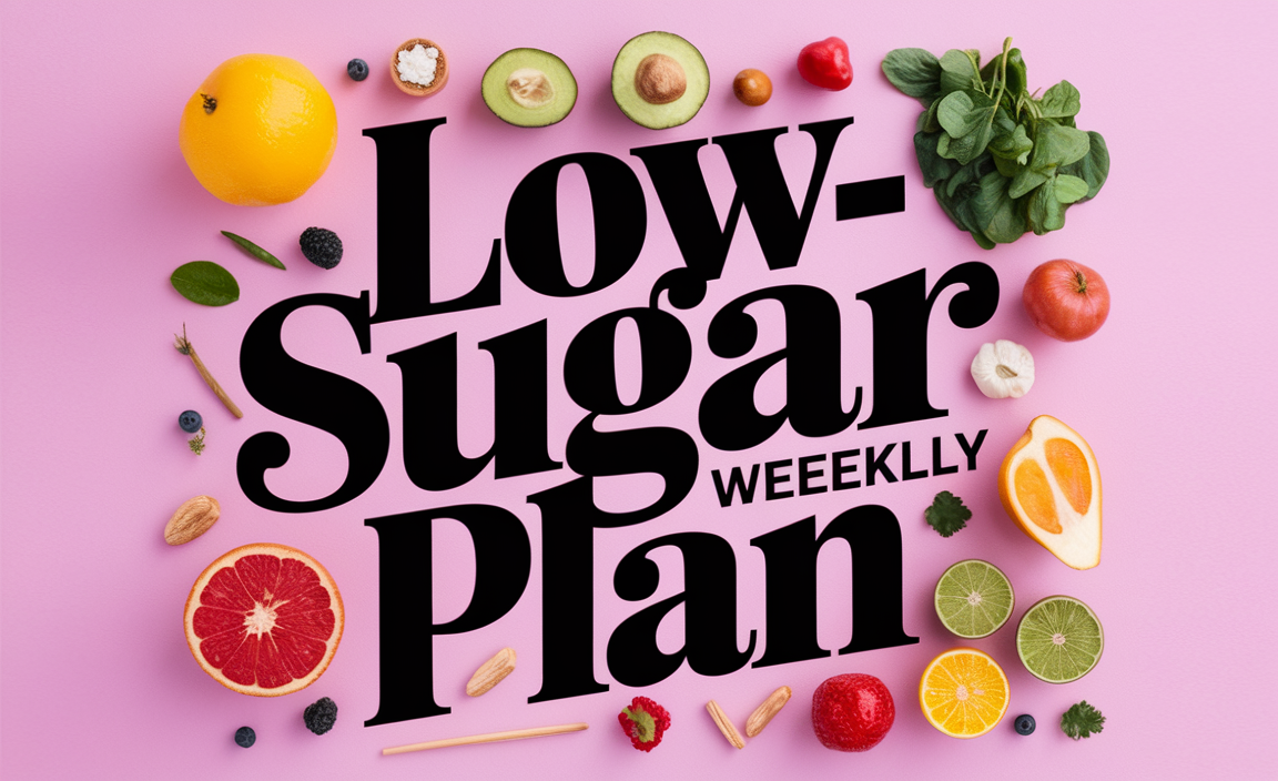 Low-Sugar Weekly Plan