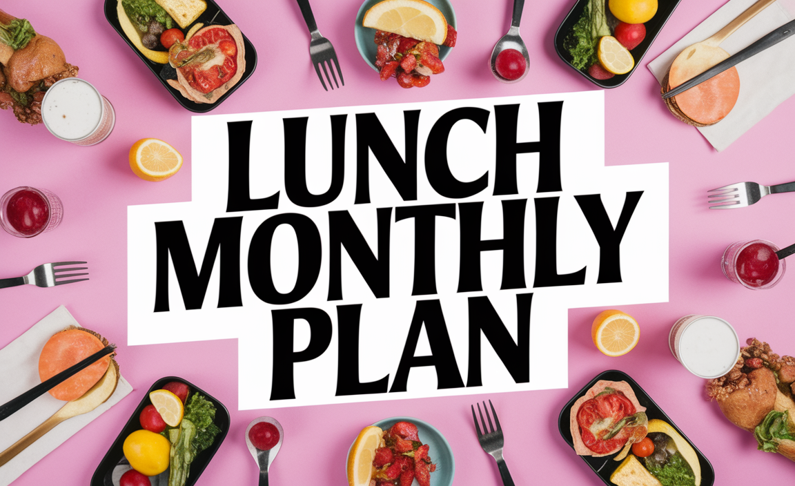 Lunch Monthly Plan