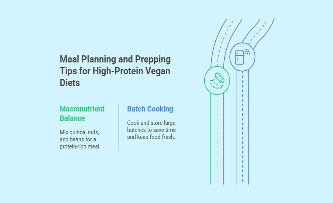 Meal Planning and Prepping Tips for High-Protein Vegan Diets