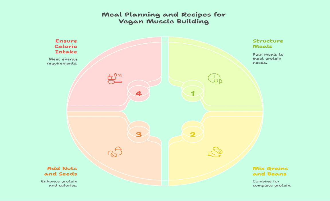 Meal Planning and Recipes for Vegan Muscle Building
