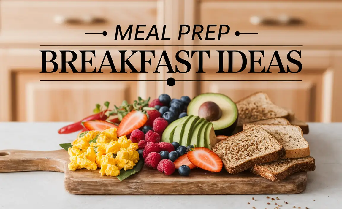 Meal Prep Breakfast Ideas