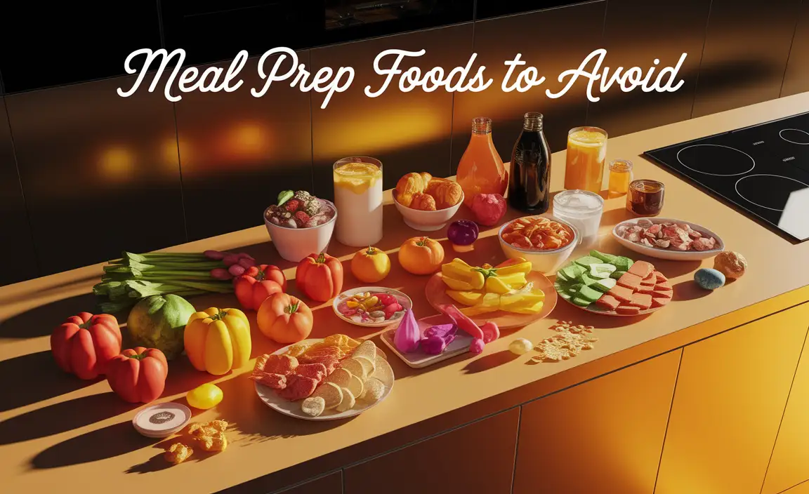 Meal Prep Foods To Avoid