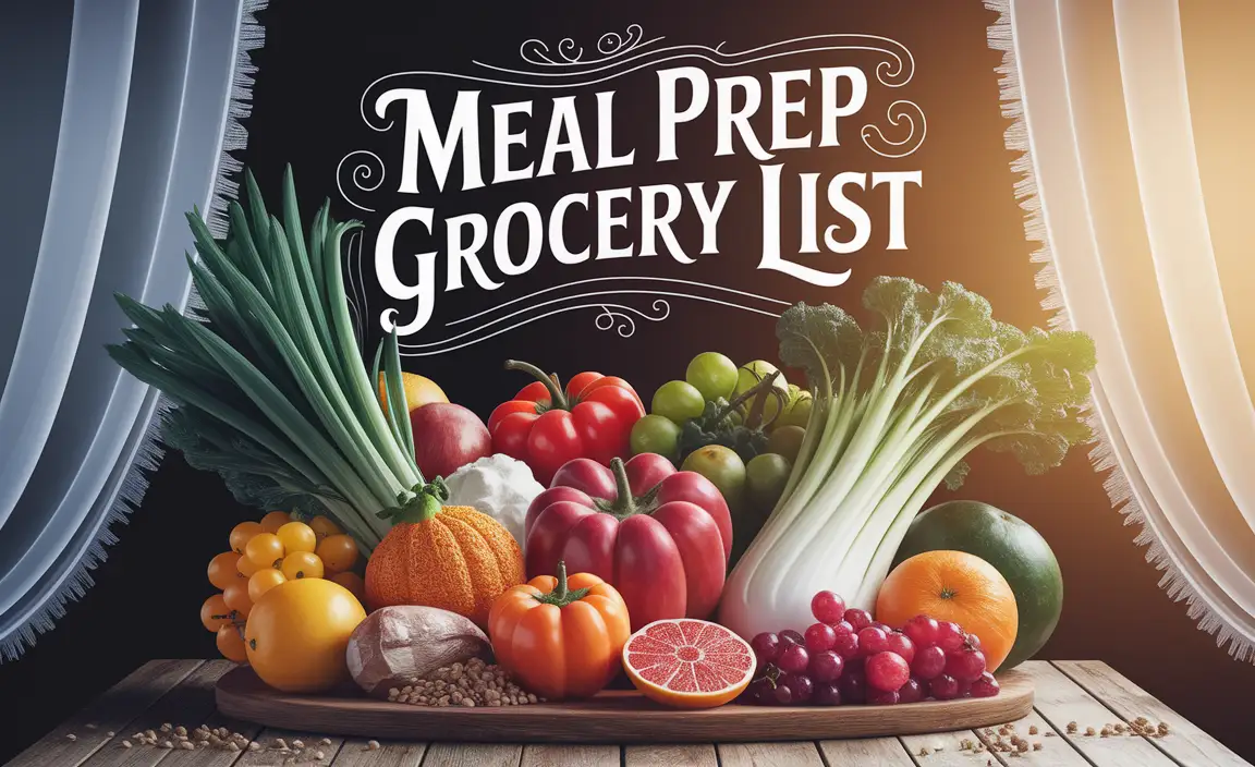 Meal Prep Grocery List