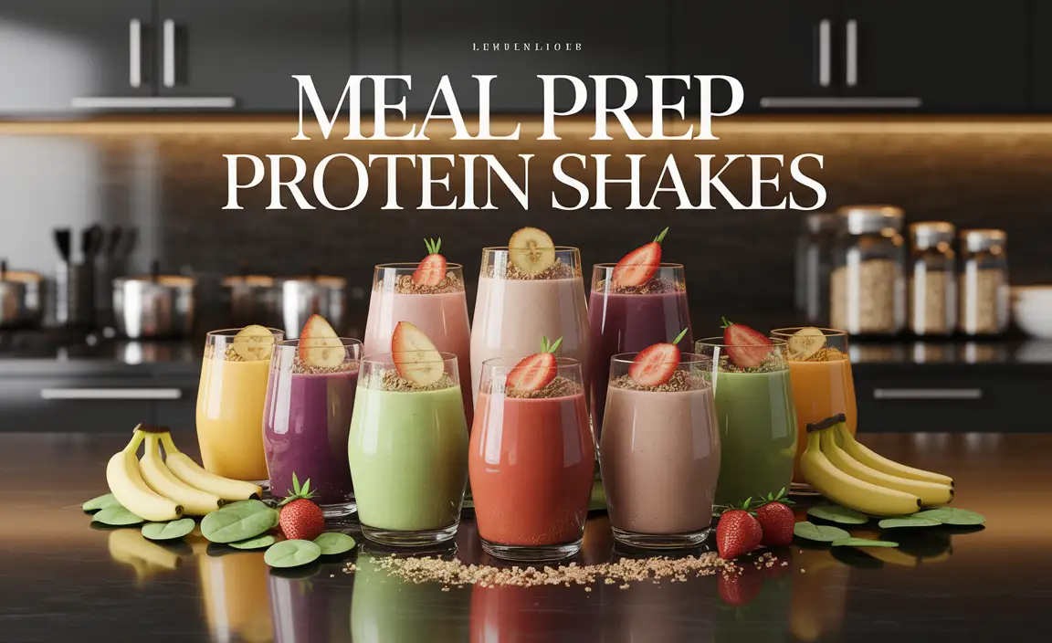 Meal Prep Protein Shakes