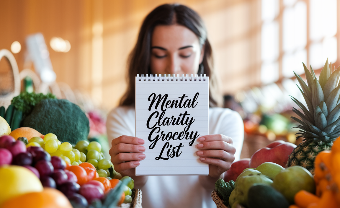 Mental Clarity Grocery List