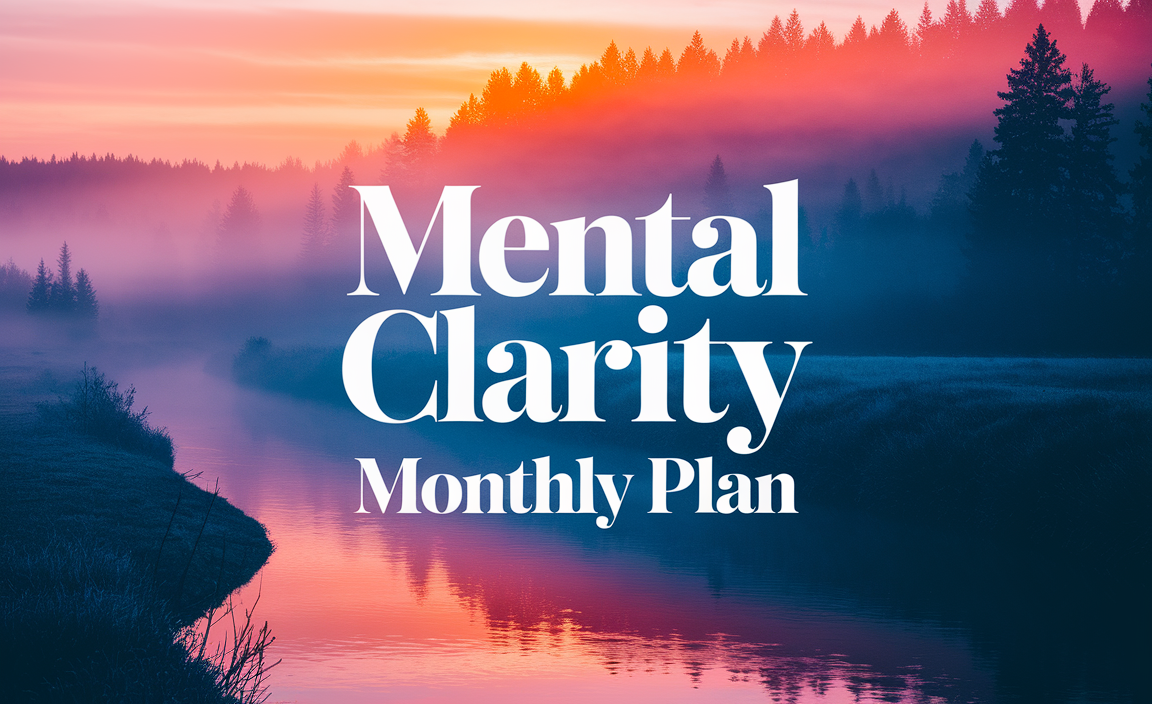 Mental Clarity Monthly Plan