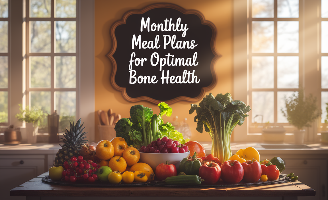 Monthly Meal Plans for Optimal Bone Health