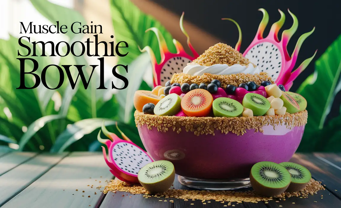 Muscle Gain Smoothie Bowls