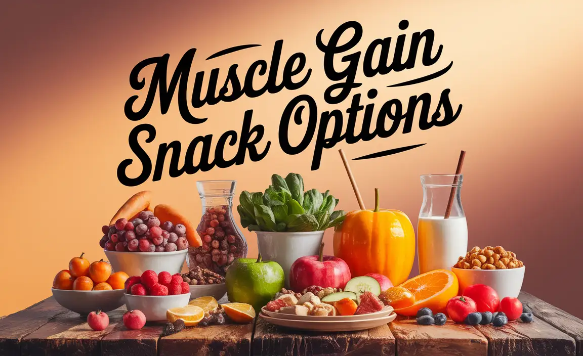 Muscle Gain Snack Options
