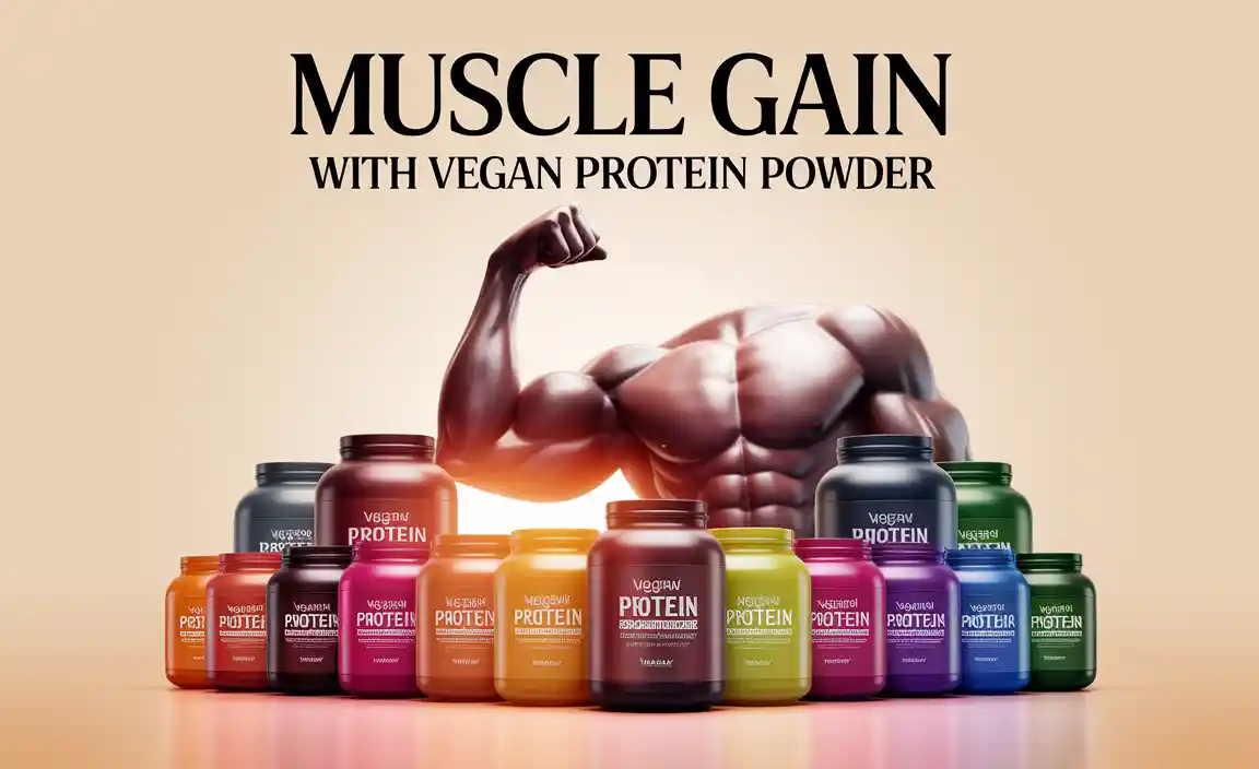Muscle Gain With Vegan Protein Powder