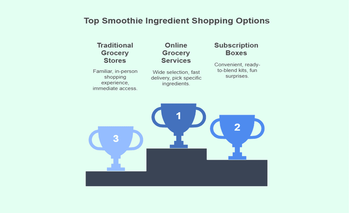 Online Shopping Options for Smoothie Ingredients