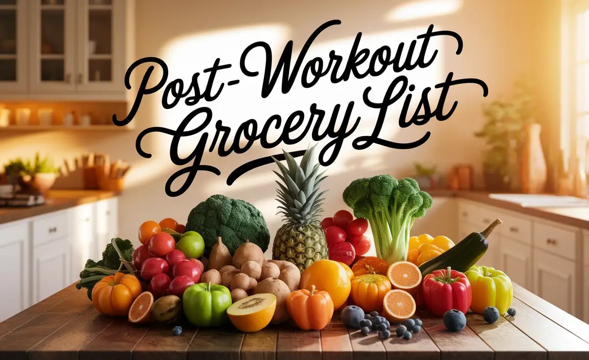 Post-Workout Grocery List