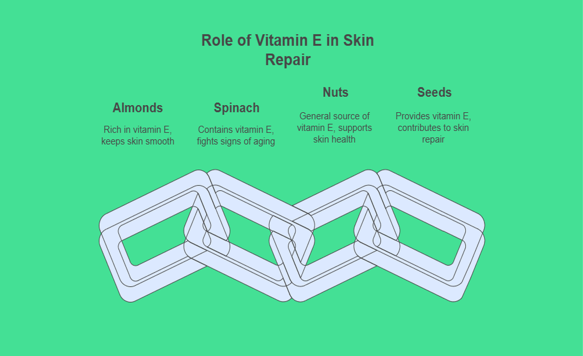 Role of Vitamin E in Skin Repair