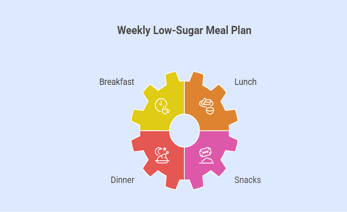 Sample Low-Sugar Weekly Meal Plan
