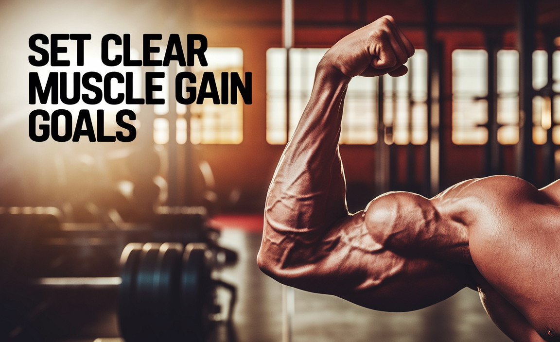 Set Clear Muscle Gain Goals