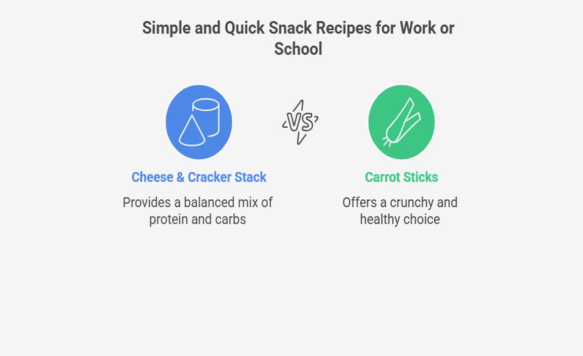 Simple and Quick Snack Recipes for Work or School